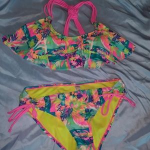 NWOT Arizona Jeans Co Two Piece Swim Suit
